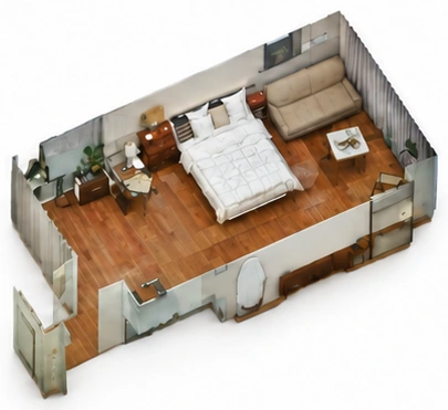 Reconstructed indoor space