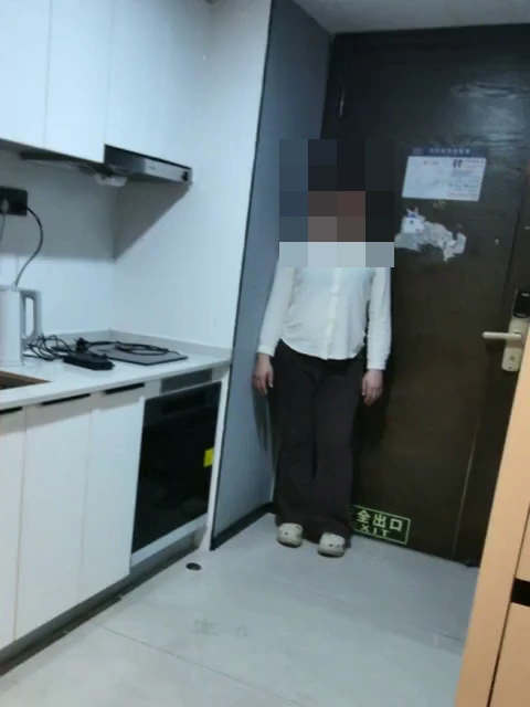 Walk beside the counter
